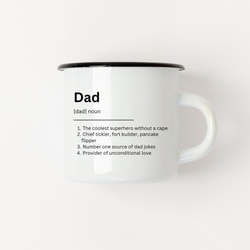 Emaljmugg - Dad/Pappa