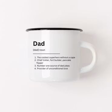 Emaljmugg - Dad/Pappa