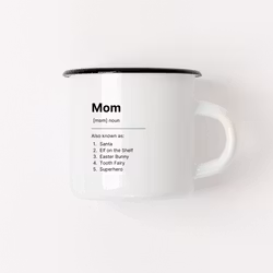 Emaljmugg - Mum/Mamma