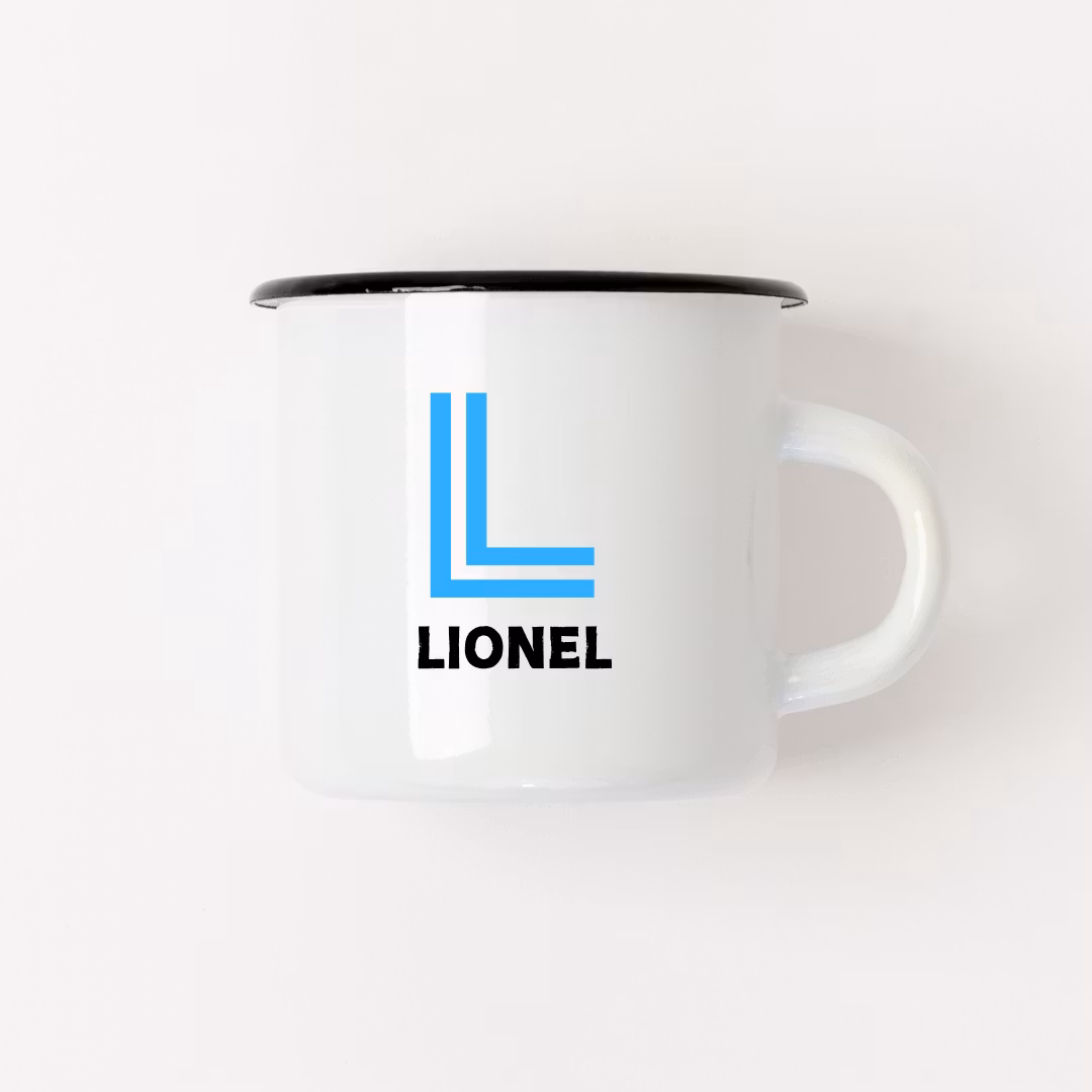 Emaljmugg - Barnmugg (Blå)