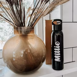 Vattenflaska med eget namn - Glas