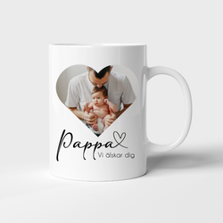 Personlig mugg - Världens bästa Pappa (ladda upp egen bild)
