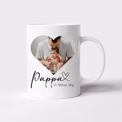 Personlig mugg - Världens bästa Pappa (ladda upp egen bild)