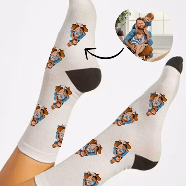 Strumpor med egen bild
