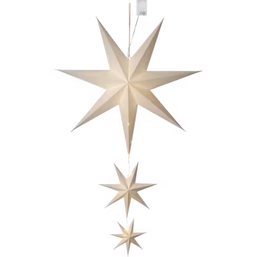 Pappersstjärna - LED (Batteridriven)