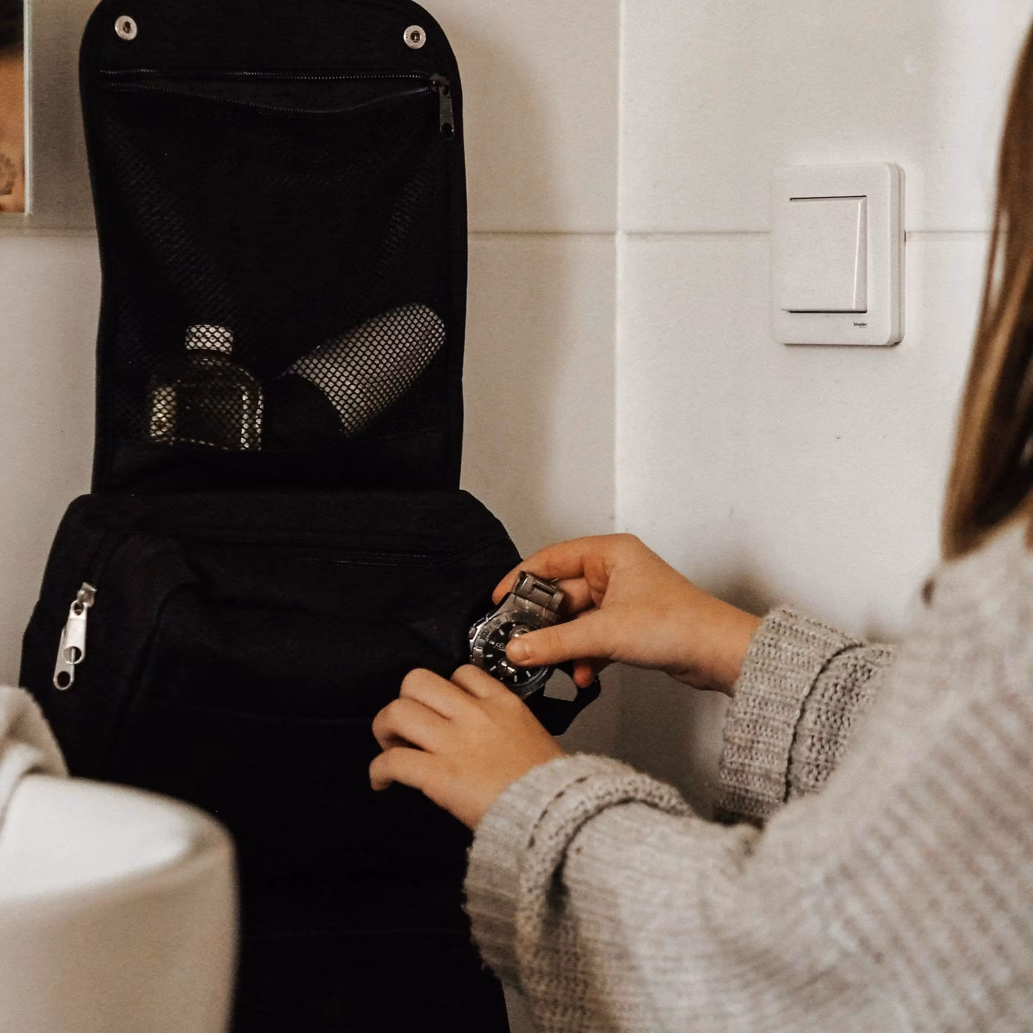 Necessär/Toilet bag med namn