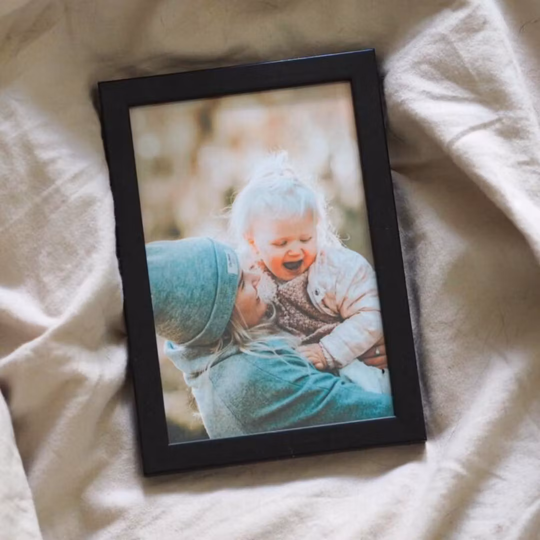 Förstoring med ram - Svart (10x15)