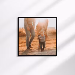 Förstoring med ram - Svart (15x15)