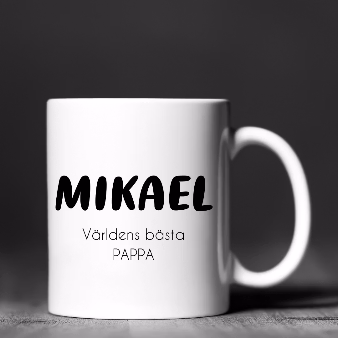 Världens Bästa pappa mugg