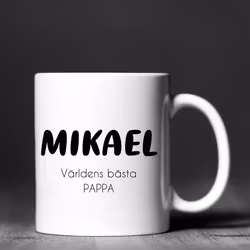 Världens Bästa pappa mugg