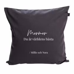 Kuddfodral till Mormor (Personliga namn)