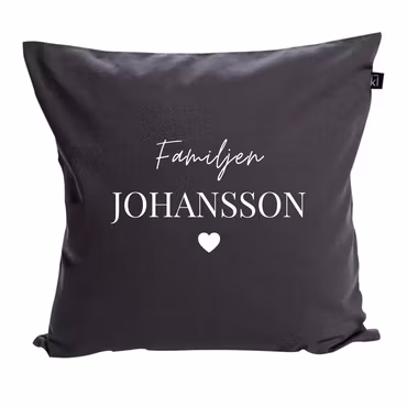 Kuddfodral med Efternamn
