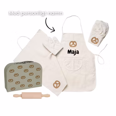 Kockkläder i väska - med namn