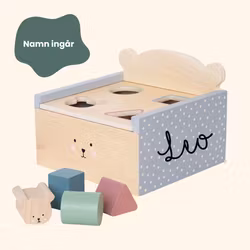 Sorteringslåda - Leklåda med namn
