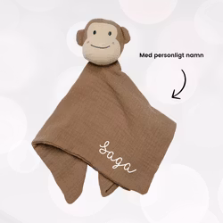 Snuttefilt Apa med namn