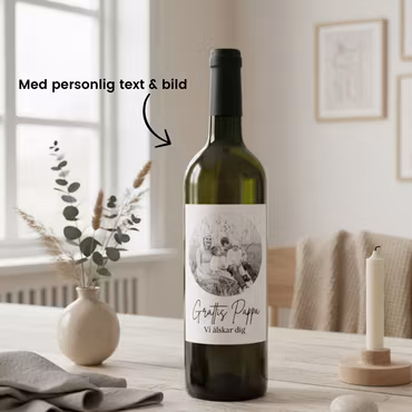 Designa egen Flasketikett - Runt Foto