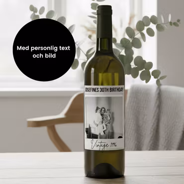 Designa egen Flasketikett - Vintage