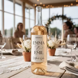 Designa egen Flasketikett - Bröllop