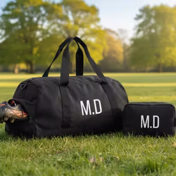 Sportväska med ficka för skor och extra väska