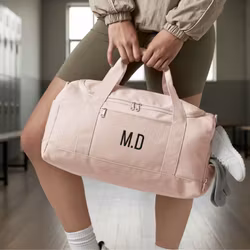 Sportväska med Skofack & Smart Förvaring (rosa)