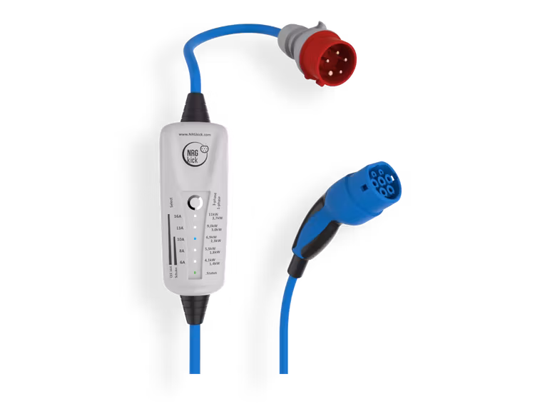 NRGkick 11kW Mobil laddare med adapterpaket