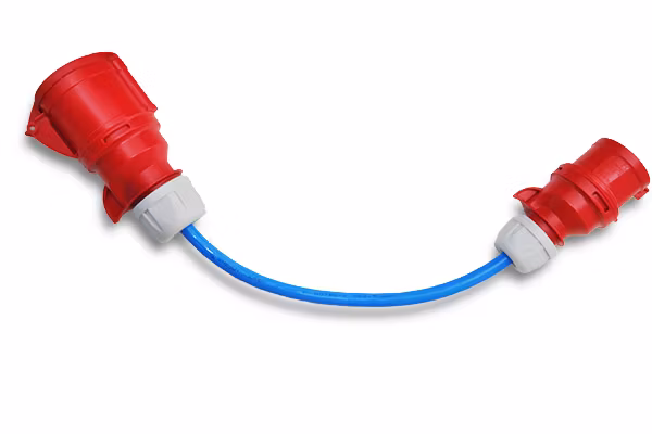 Adapter CEE 32A till CEE 16A röd Go-e