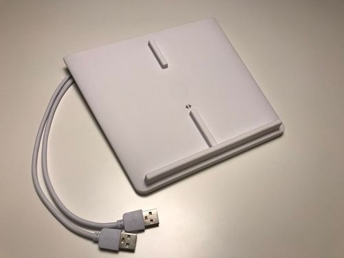 Trådlös (QI) mobiltelefonladdare för Model 3 (vit) 2017-2020