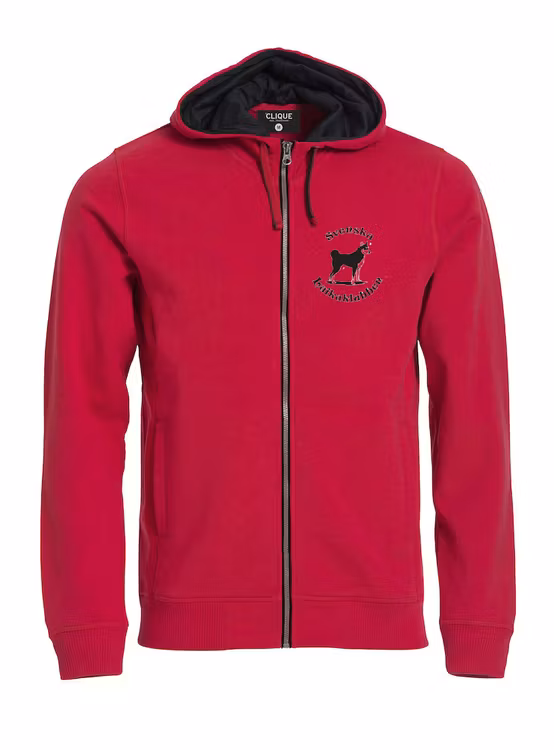 Hoodie Röd Herr