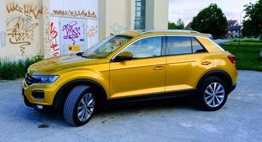 VW T-roc med solfilm