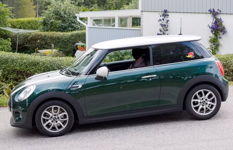 Mini Cooper med solfilm