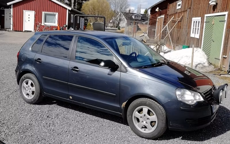 VW Polo med solfilm