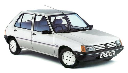 Solfilm till Peugeot 205. Färdigskuren solfilm till alla Peugeot bilar från EVOFILM®.