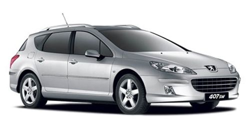 Solfilm till Peugeot 407 SW. Färdigskuren solfilm till alla Peugeot bilar från EVOFILM®.