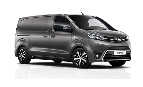 Solfilm till Toyota Proace Van.