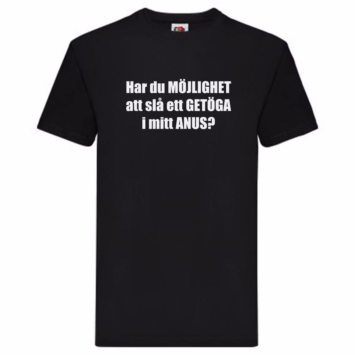 T-Shirt - Har du möjlihet att slå ett getöga i mitt anus?, Solsidan