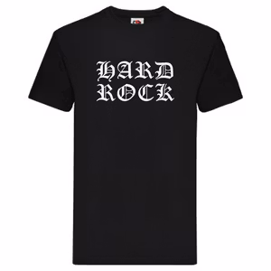 T-Shirt - Hard Rock, Old English