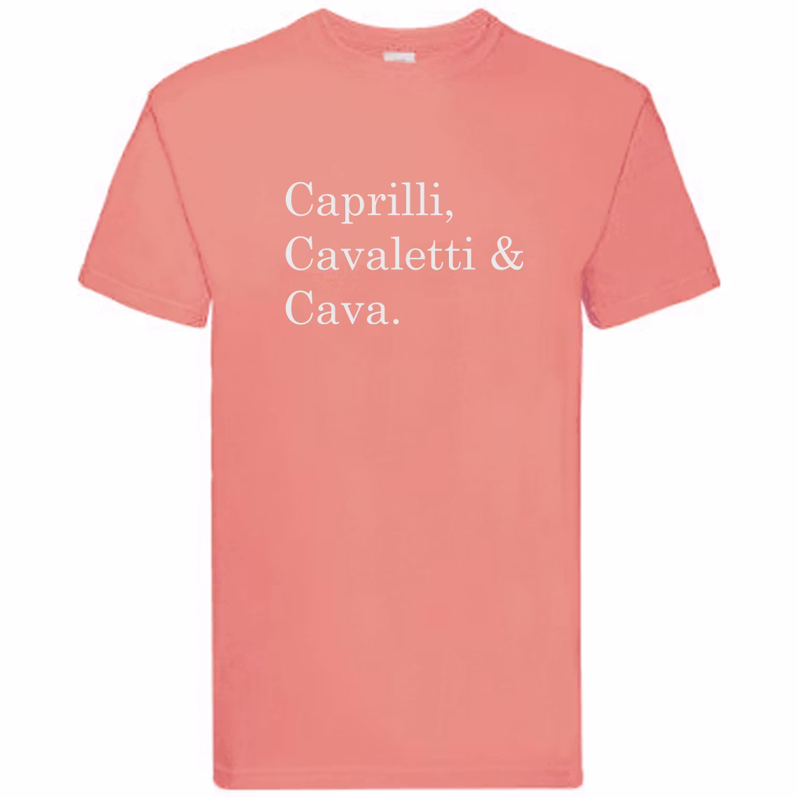 T-Shirt - "Caprilli, Cavaletti & Cava"