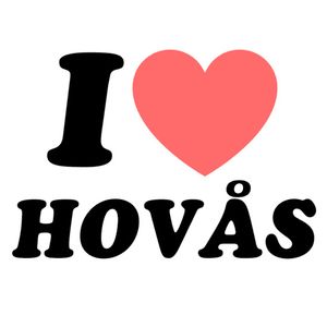 Bildekal - "I Love Hovås"