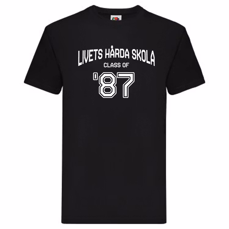 T-Shirt - "Livets Hårda Skola"