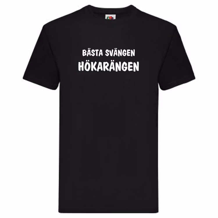 T-Shirt, "Bästa svängen, Hökarängen", Svenska Citat