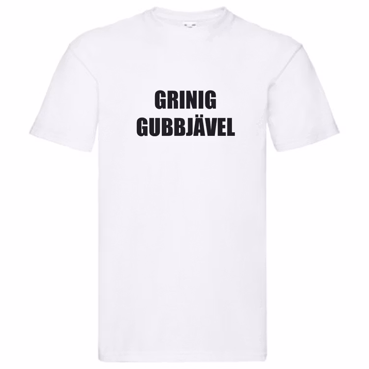 T-Shirt - GRINIG GUBBJÄVEL