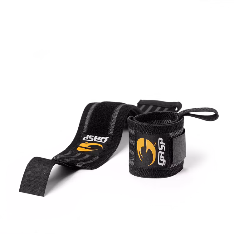Hardcore Wrist Wraps, Black/grey