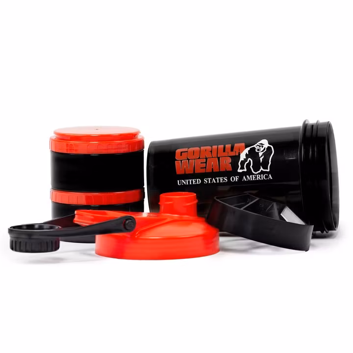Shaker 2 Go 760 ml, black/red