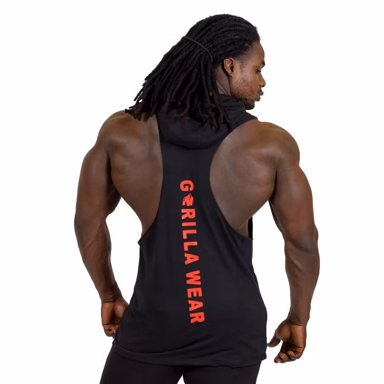 Lawrence Hooded Tank Top, Black