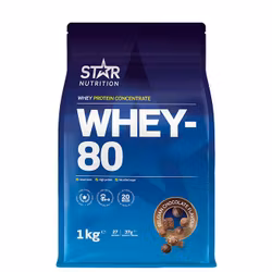 Star Nutrition - Whey 80 - Vassleprotein 1kg