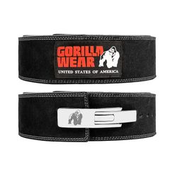 4 Inch Powerlifting Lever Belt, black