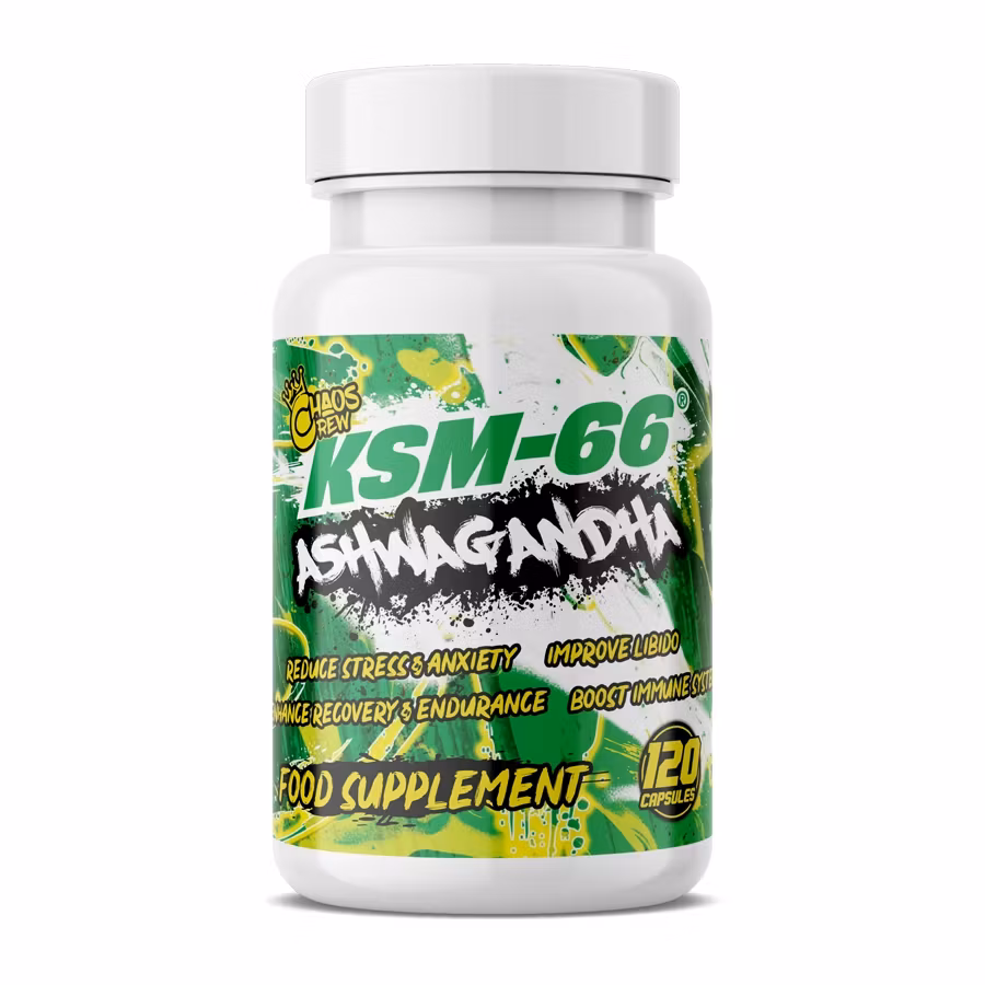 Chaos Crew KSM-66 Ashwaganda 600mg -120caps