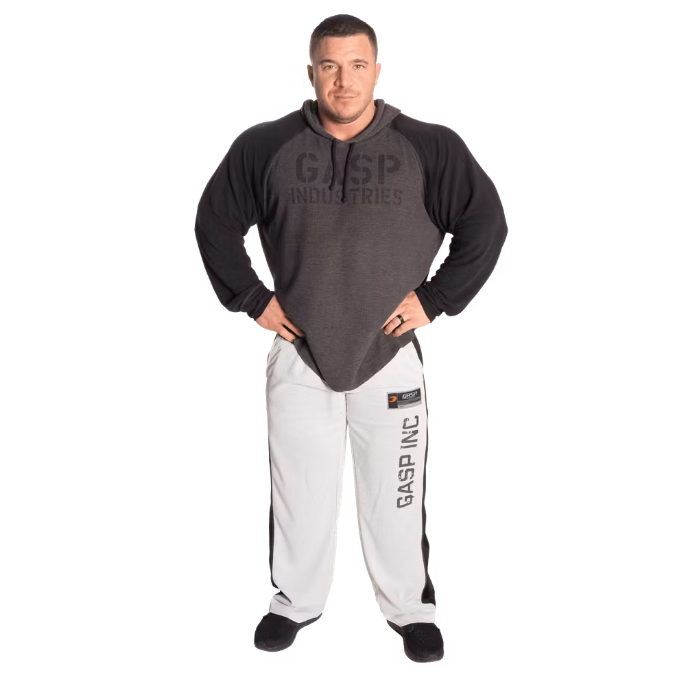 GASP - No1 mesh pant, Black/White