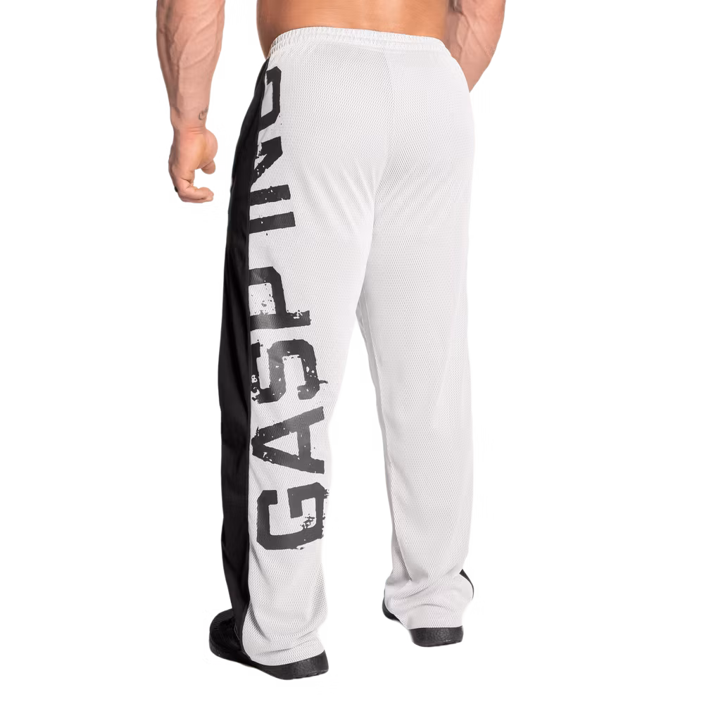 GASP - No1 mesh pant, Black/White