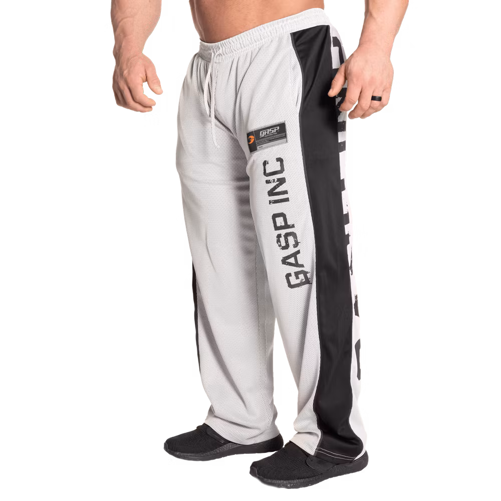 GASP - No1 mesh pant, Black/White